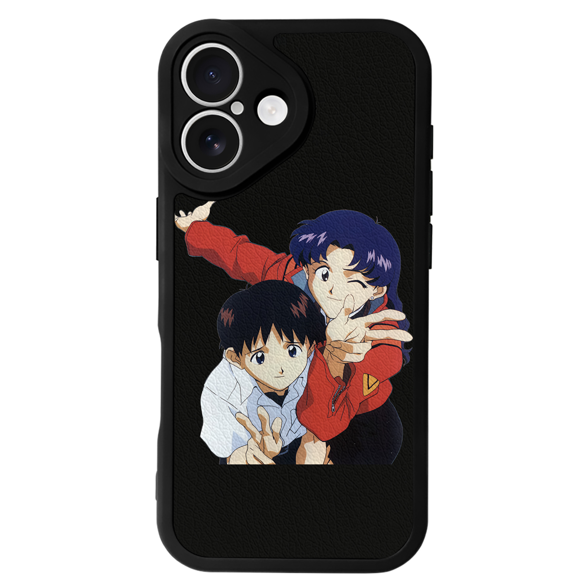 （画像用） EVA 新世紀エヴァンゲリオン 【iPhone 16シリーズ対応】シリコンスマホケース（レザー調） 材質：シリコン